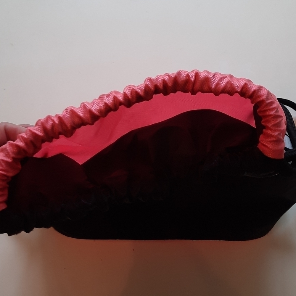 Adidas Pink Black Drawstring Gym Sack Backpack Sport Training Bag - Picture 5 of 10